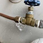 gas leak detection in the pipe connection