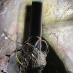 gas leak detection in wall old pipes
