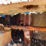 Underfloor water leak detection